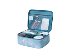 EIOORORRIY Bolsa De Viagem Para Maquiagem, Estojo Organizador De Cosméticos, Bolsa Portátil Para Armazenamento De Pincéis E Acessórios