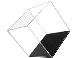 Vitrina de acrílico transparente para figuras, caja de almacenamiento a prueba de polvo, soporte de exhibición resistente.