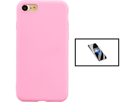 Kit Carcasa + Protector de Pantalla Hidrogel iPhone SE 2022 G4M Negro