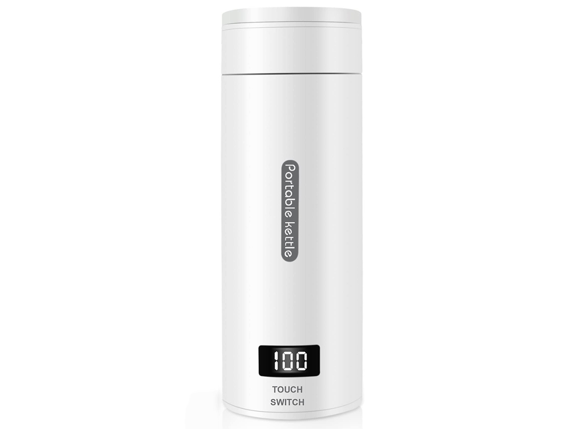 Hervidor eléctrico de viaje pequeño de 220 V y 300 W con temperatura ajustable y apagado automático.