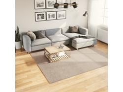 Alfombra De Pelo Corto Suave Lavable Huarte Arena 240x240 Cm