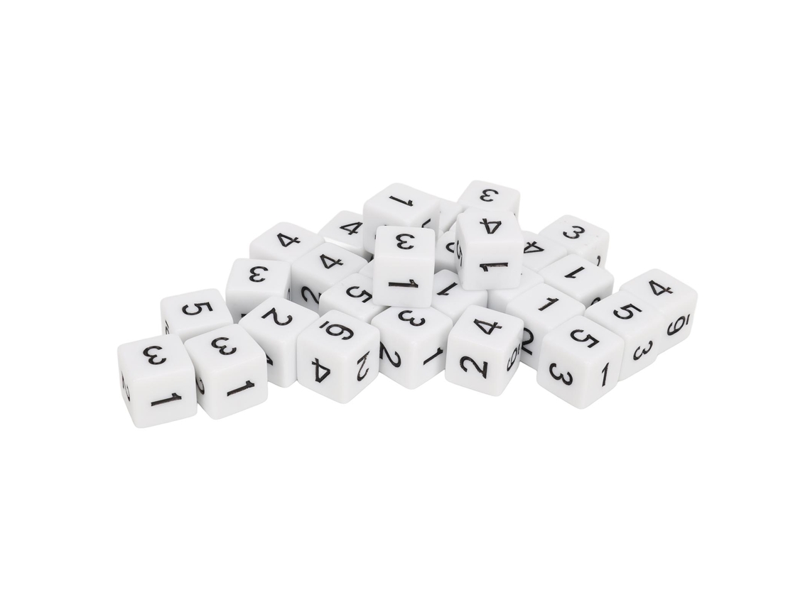 Dados Plásticos (educação Matemática, Jogos De Mesa)