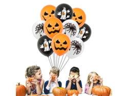 20du26 Bolas de Halloween de 30 cm con forma de calabaza, fantasma y telaraña para decoración de fiestas