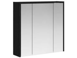 Maison Exclusive - Armario Con Espejo De Baño Roble Negro 63,5 X 16 X 62,5 Cm
