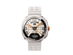 Reloj inteligente con Bluetooth para llamadas, monitorización de oxígeno en sangre, frecuencia cardíaca, sueño y presión arterial (blanco)
