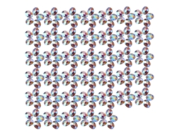 200 Piezas De Resina Acrílica De Cristal Con Ojal, Para Coser, Brillantes, Planas 5