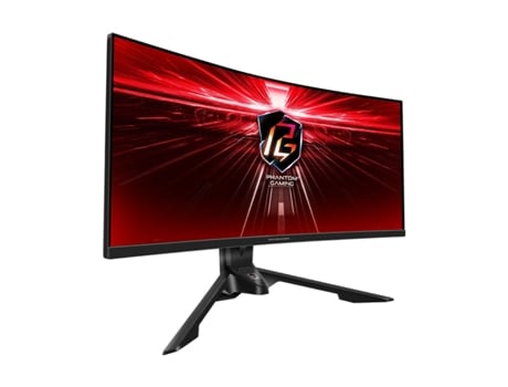 Monitor ASROCK PG34WQ15R3A (Negro - 34 - HDR - VA - OLED - AMD FreeSync - Flicker free - Wide Quad HD - 1 ms)