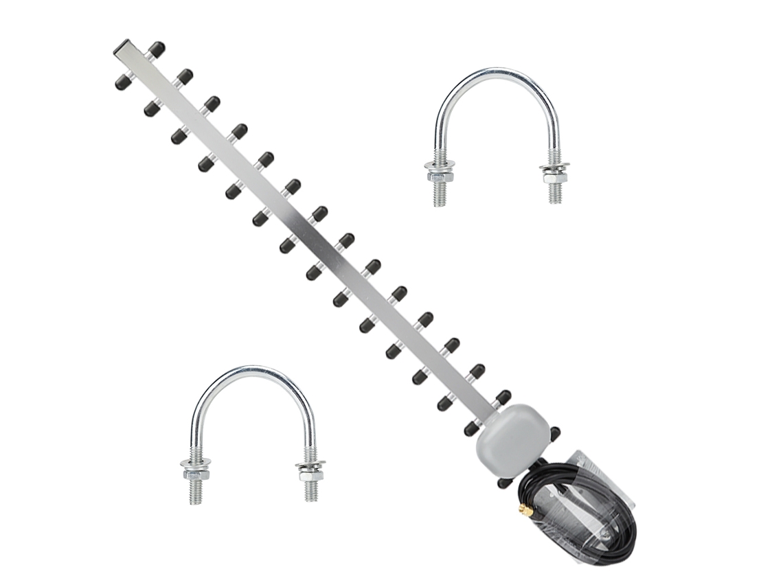 Antena Yagi Direccional, 16 Unidades, 25 Dbi, Alta Ganancia, Para Router Inalámbrico/tarjeta De Red