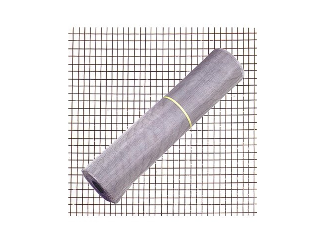 Tela Mosquitera Aluminio 18x14/100 Rollo 30 Metros