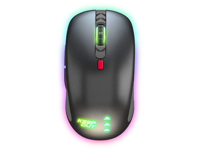 Ratón KEEPOUT X4Pro (Óptico - 2500 dpi - Negro)