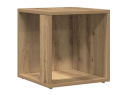 Mesa auxiliar de madera de roble artesanal de MAISON EXCLUSIVE (33x33x34 cm)
