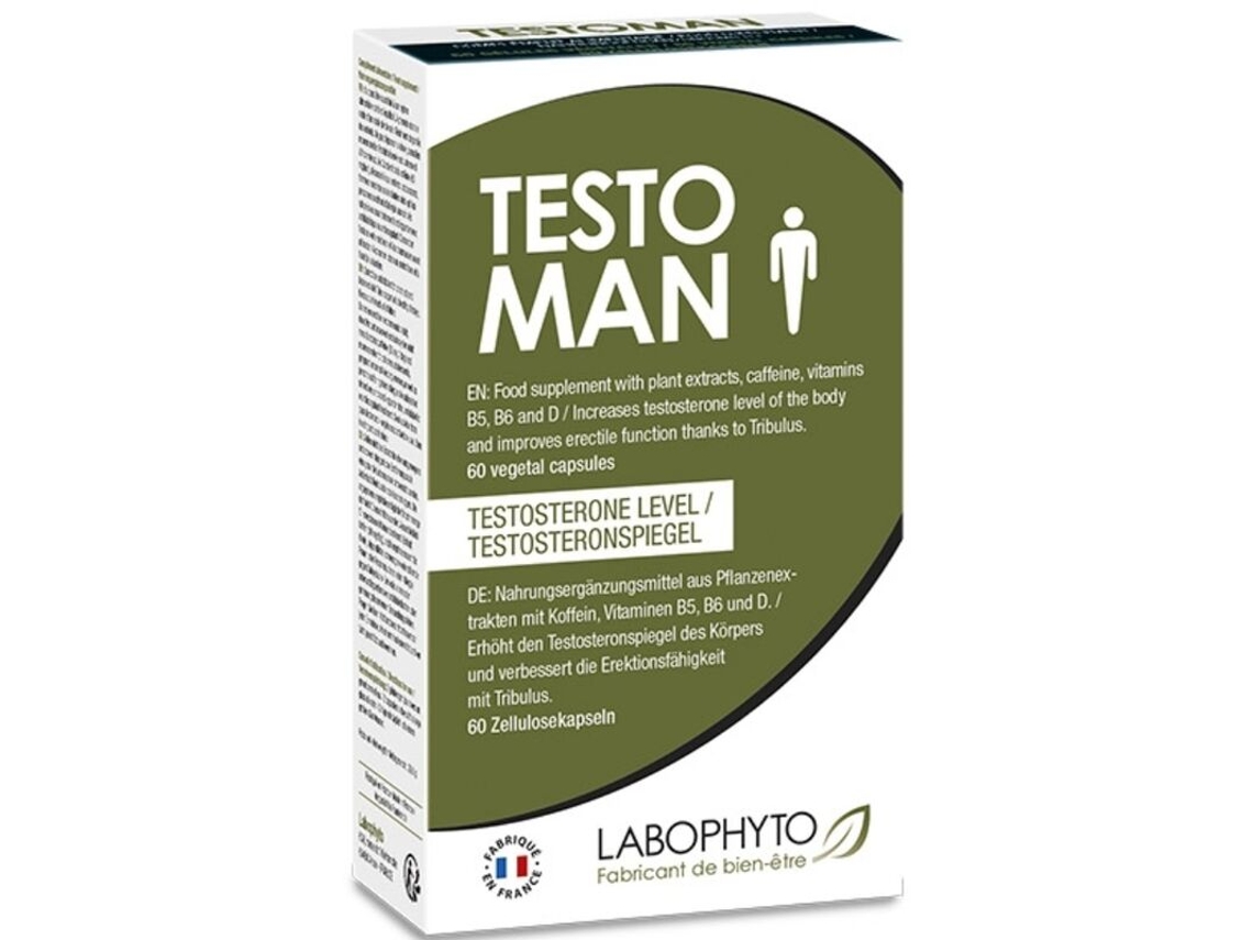 SUPLEMENTO ALIMENTAR DE NÍVEL DE TESTOSTERONA DE TESTÔNIO 60 CAP