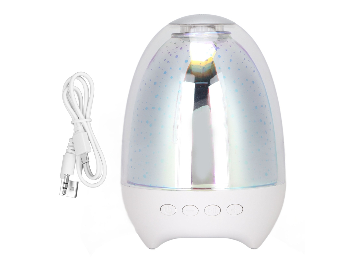 Luz Nocturna Con Altavoz Bluetooth, Led 3d, Control Táctil, Cielo Nocturno Multicolor Multifuncional