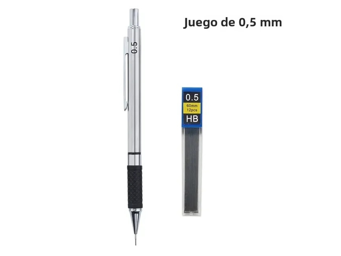 Juego De Portaminas De Metal De 0,5 Mm, Aptas Para Dibujo Artístico, Con Mango.