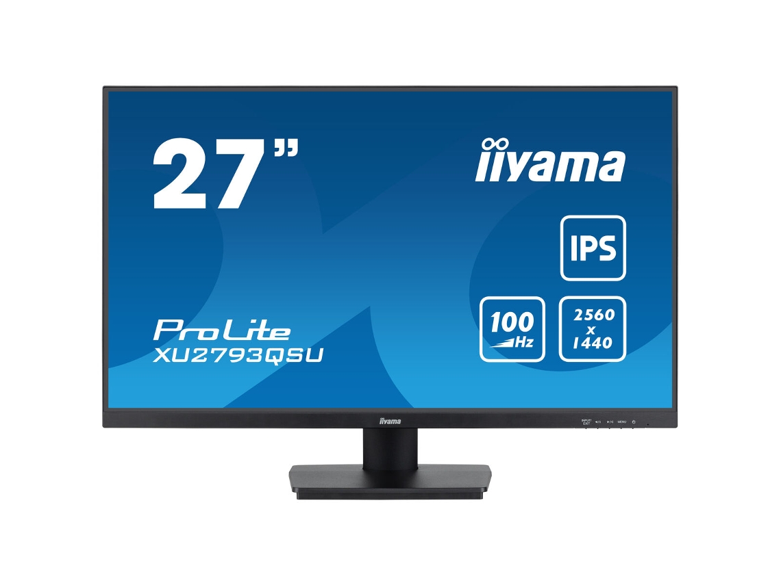 Monitor Gaming IIYAMA XU2793QSU-B6 (Negro - Flicker free - 27" - Wide Quad HD)