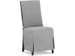 Funda de Silla EYSA Premium Valeria Pack de 2 Fundas Universal (45 x 40 x 135 cm - Poliéster y Algodón - Gris)