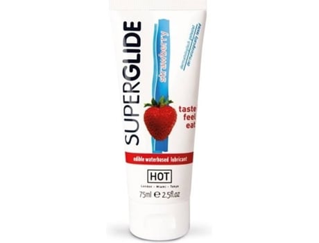 Lubricante HOT Comestible Superglide Fresa (75ml)