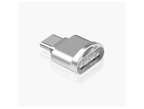 Mini adaptador tipo C Tarjeta de memoria micro Lector de tarjetas de memoria TF Adaptador OTG Lector de tarjetas USB 3.1 para teléfono Plata