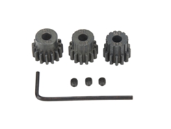 Juego De Piñones M1 De Acero Templado Anti-morado De 13t, 14t Y 15t De 5 Mm Para Coche Rc 1:8