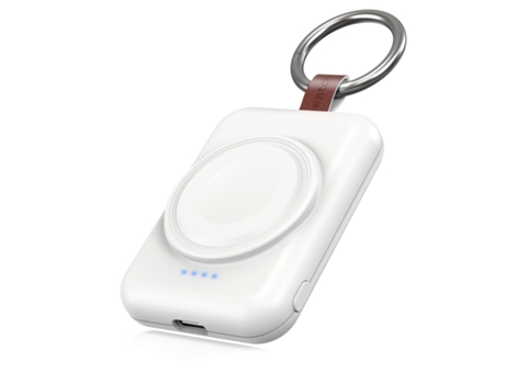 Cargador inalámbrico Apple Watch de aluminio (blanco)