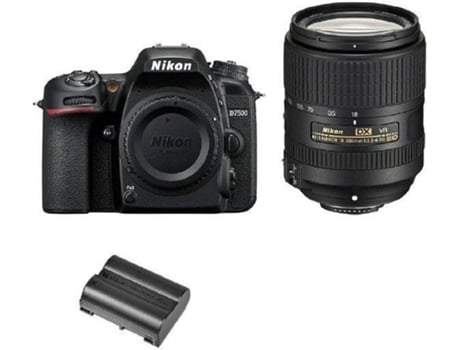 Kit Cámara Réflex NIKON D7500 + AF-S 18-300MM F3.5-6.3G ED VR DX + Bateria EN-EL15A