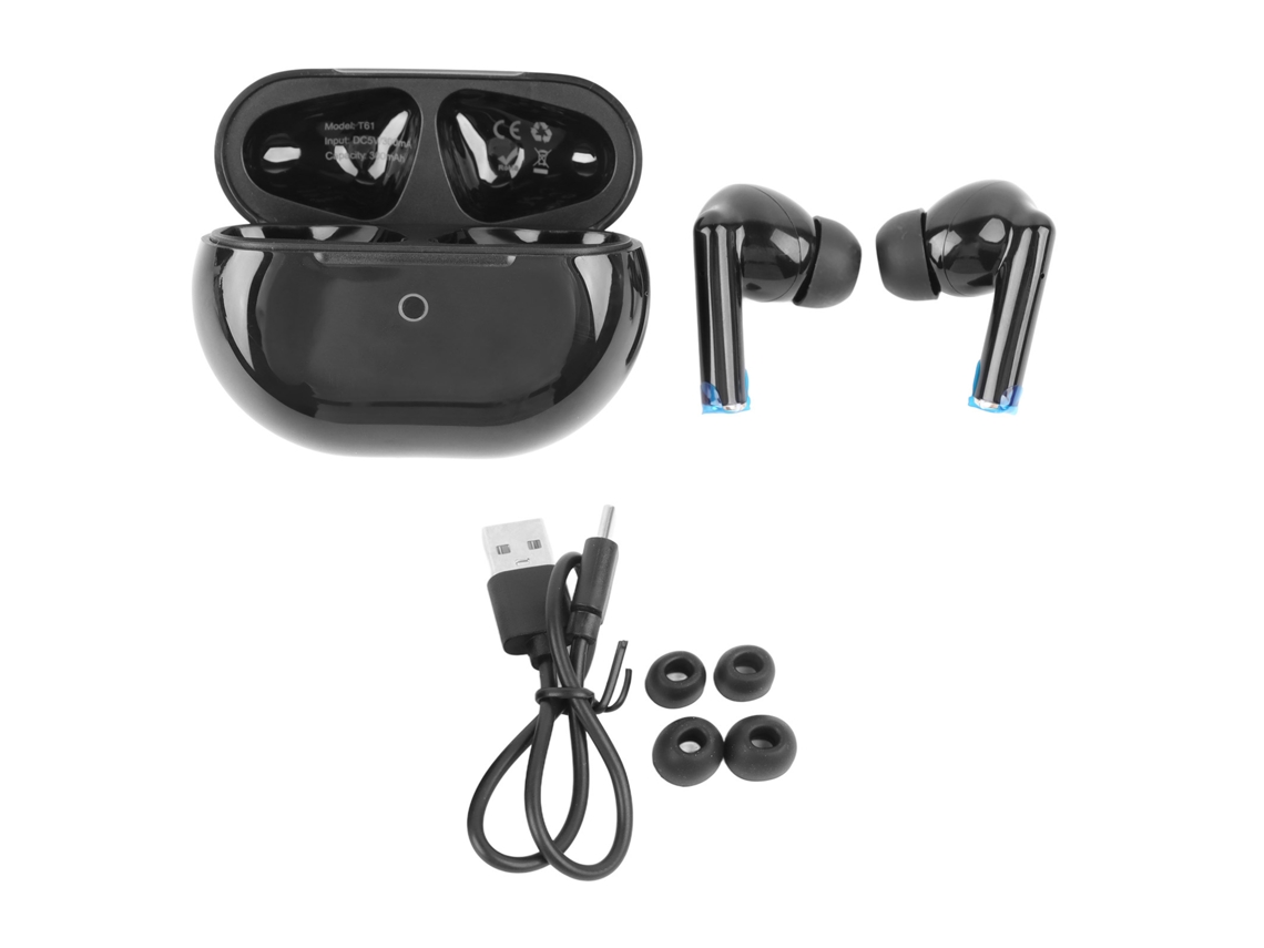 Fones De Ouvido Bluetooth Sem Fio Com Redução De Ruído Ipx6 Waterproof Hifi Estéreo Bt5.3 Para Esportes Ao Ar Livre