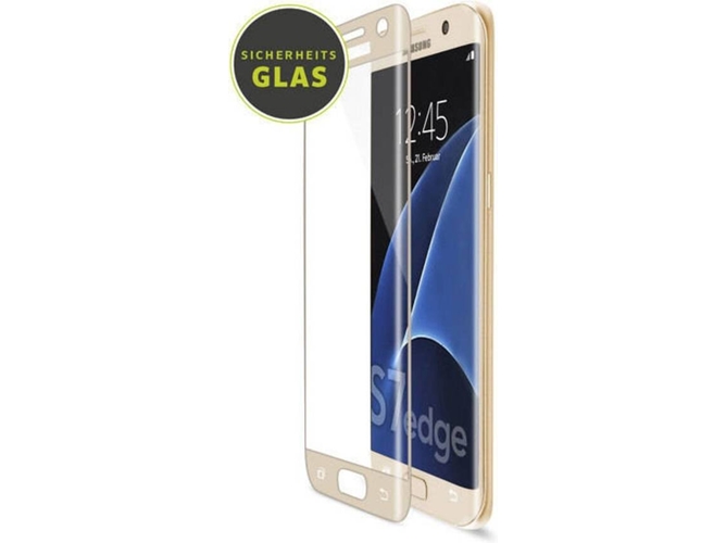 Protector de Pantalla Samsung Galaxy S7 Edge ARTWIZZ Curved Dorado