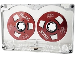 Cassette Retro Virgen, 50 Minutos, Abierto, Doble Cara Metálica