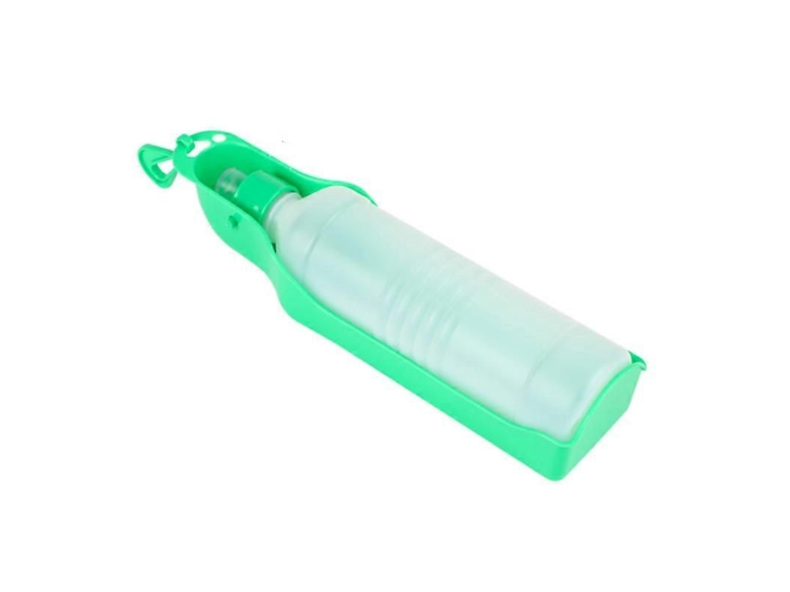 Botella de agua para perros HEXINYIGJLY con comedero y bebedero, 285 ml
