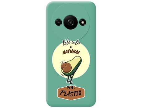 Funda Diseño Culo Natural para Xiaomi Redmi A3 TUMUNDOSMARTPHONE Silicona Líquida Verde