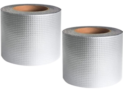 Rollos de cinta adhesiva de butilo de aluminio para reparación de canalones y ventanas, con sellado fuerte y 5 cm x CHABERLU