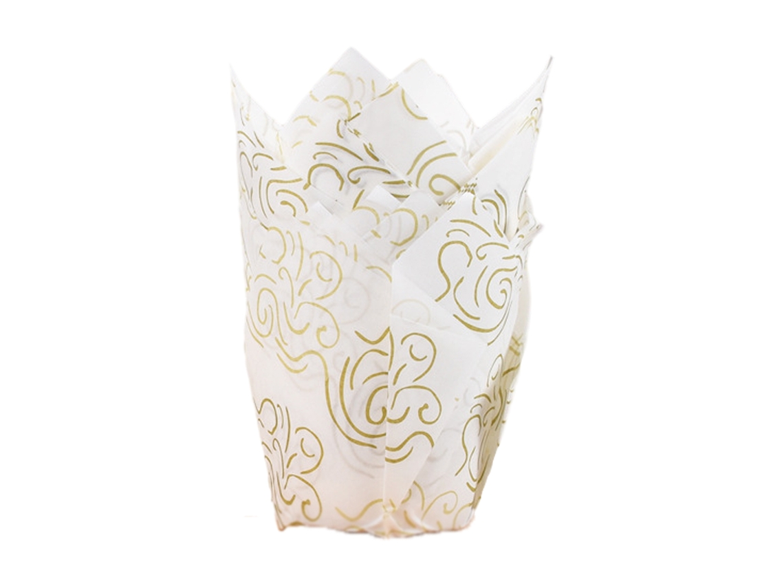 Papel para pastel de tulipán, tazas para hornear, papel para muffins, bodas y fiestas NEVEANCE