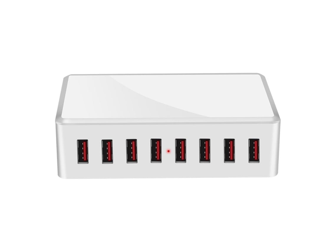 Cargador Multipuerto Usb Inteligente Huawei Con Panel De Visualización Digital, Para Montaje En Pared, Blanco*