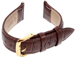 Correa Reloj Auténtica Ajustable Cierre Rápido Reemplazo Hombre Mujer Accesorio Elegante Hebilla Dorada Piel