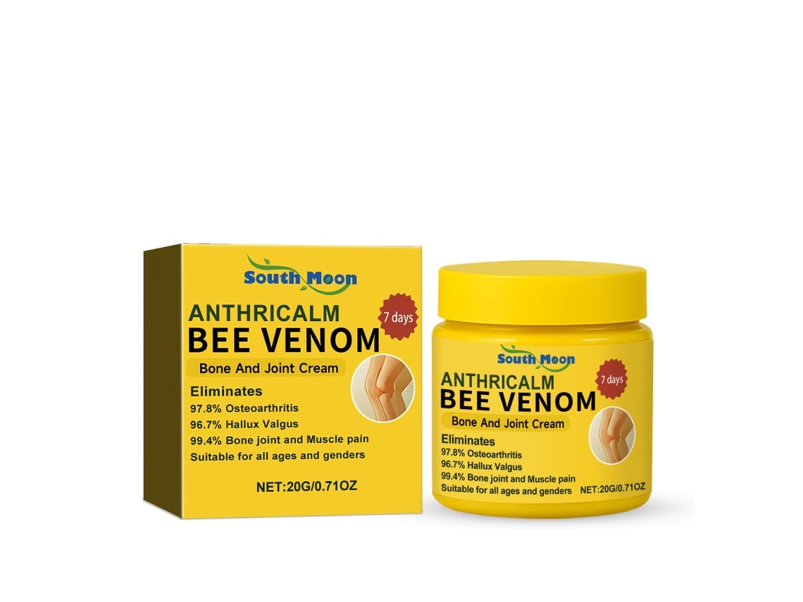 Crema calmante para las articulaciones con veneno de abeja
