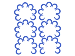 500 clips para fijar filtros de agua y sistemas de filtración. Slowmoose