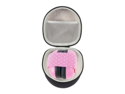 (rosa Con Estuche) Auriculares De Seguridad Para Bebés, Protección Auditiva Para Dormir, Diadema Elástica Ajustable, Cancelación De Ruido