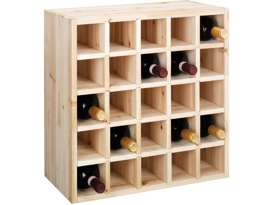 Botellero ZELLER 25 Botellas (52 x 25 x 25 cm)