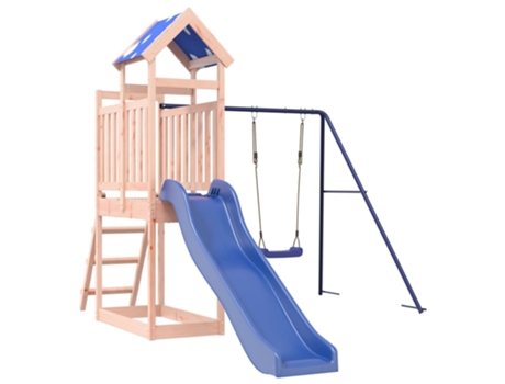 Parque Infantil De Exterior VIDAXL Marrón Madera