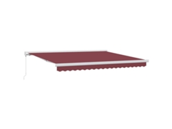 Maison Exclusive - Toldo Retráctil Manual Burdeos 400x300 Cm