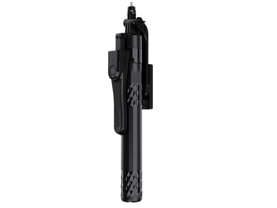 Palo Selfie Con Trípode Bluetooth, Extensible Y Reforzado, Plegable Y Portátil, Con Control Remoto Integrado (negro)