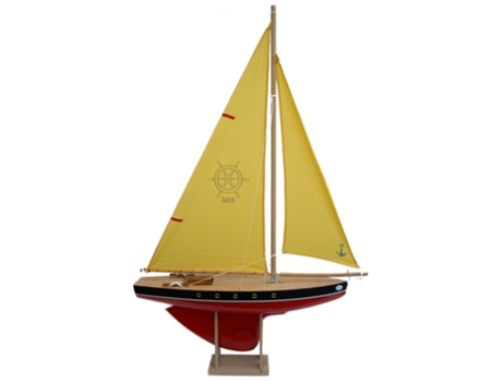 Barco TIROT (Madera - Rojo - 50 cm)