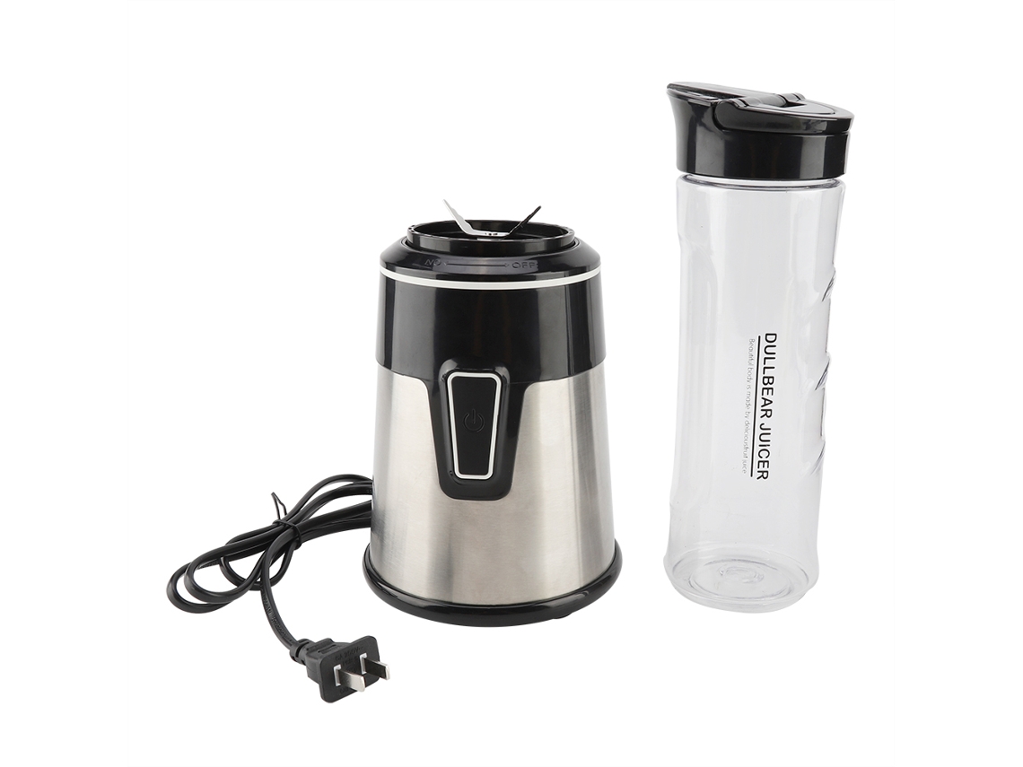 Licuadora eléctrica portátil para frutas y verduras, mini licuadora, botella y vaso exprimidor (UE 220 V)