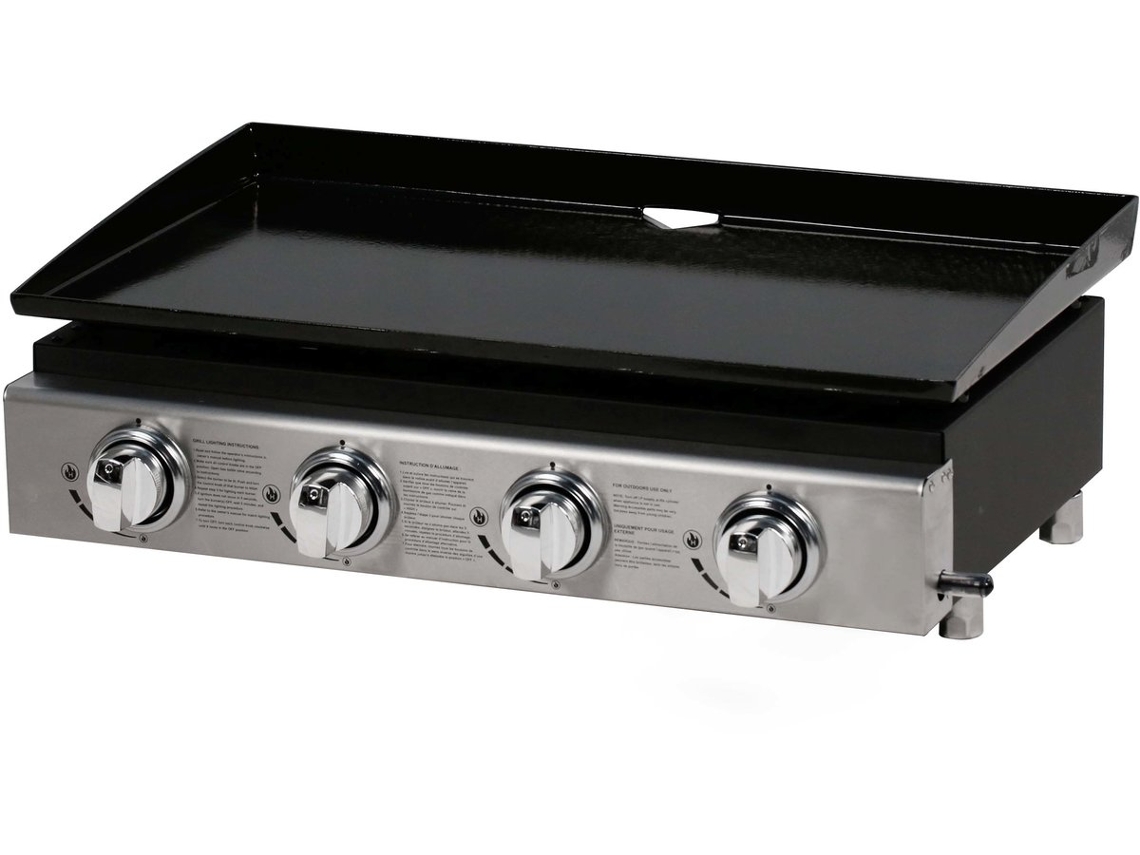 Plancha "Presto 4" - 4 quemadores -  9.7kW - Gris