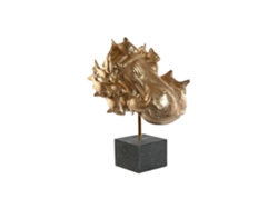 Figura Resina Hipo Dorado 33x21,5x45cm