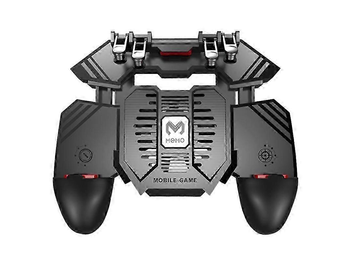Controlador de juegos Memo Ak77 con ventilador y disparador para teléfono móvil, joystick Hengjian (1200 mAh)