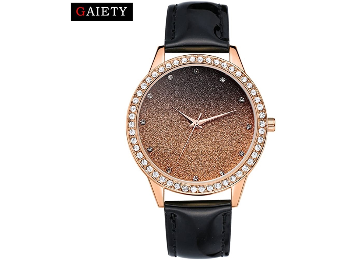 Relógio De Pulso Feminino De Quartzo Com Strass Em Forma De Oito Pulseira Fashion Branco