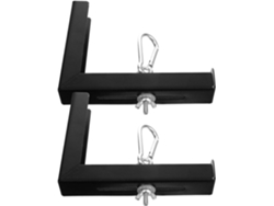 Soporte De Pared Metálico Ajustable En Forma De L, De 15 Cm, Para Proyector Con Gancho.