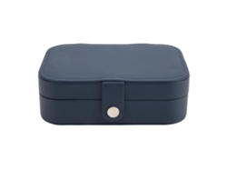 Joyero Portátil De Piel Sintética Con 2 Capas, Organizador De Viaje De Gran Capacidad.