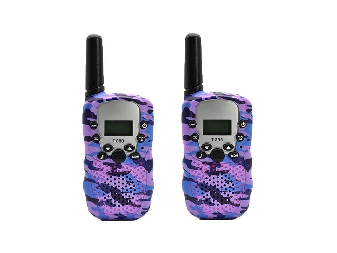 2 Radios Walkie-talkie Infantiles Con Estampado De Camuflaje, Alcance De 3 Km, Juguete Ideal Como Regalo Para Niños Y Niñas.